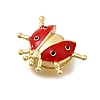 Brass Enamel Watch Band Charms KK-Z125-16C-G-2