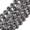 Natural Larvikite Beads Strands G-P592-B05-01-2
