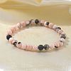 Natural Zebra Jasper Bead Stretch Bracelets X-BJEW-K212-A-035-8