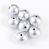 Matte Style Spray Painted Acrylic Beads ACRP-S669-16mm-01-1