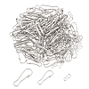 Unicraftale 150Pcs 3 Style 201 Stainless Steel Keychain Clasps Findings STAS-UN0035-54-1