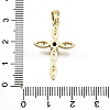 Brass Micro Pave Cubic Zirconia Pendants LS-KK-Z100-43G-01-3