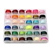 36 Rolls 36 Colors Nylon Braided Cord OCOR-F018-04-1