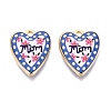 Printed Alloy Pendants PALLOY-SZC0008-14C-1