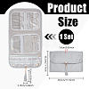 Rectangle PU Leather Envelope Travel Folding Rolls AJEW-WH0248-887B-2