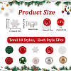 SUNNYCLUE 50Pcs 10 Style Christmas Theme Acrylic Beads SACR-SC0001-22-2