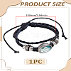 1Pc Sport Theme Cowhide Multi-strabd Bracelets BJEW-LP0003-50C-2