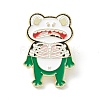 Skeleton Frog Enamel Pin JEWB-M022-11-1