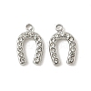 304 Stainless Steel Rhinestone Pendants STAS-V015-12P-1