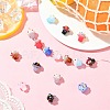 16Pcs 8 Colors Handmade Lampwork Enamel Bumpy Beads LAMP-CJ0002-72-6