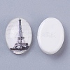 Tempered Glass Cabochons GGLA-R186-1-2