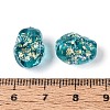 Handmade Foil Glass Beads Strands FOIL-N033-02C-4