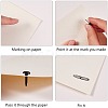 200Pcs Eco-Friendly Stoving Varnish Iron Brads DIY-SZ0005-70-4