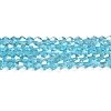 Transparent Electroplate Glass Beads Strands LS-EGLA-A039-T4mm-B20-1