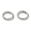 Tarnish Resistant 304 Stainless Steel Open Jump Rings STAS-Q186-02-7x1mm-3