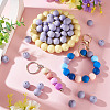 50Pcs Food Grade Eco-Friendly Silicone Beads SIL-TADJ0001-03A-6