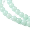 Natural Malaysia Jade Beads Strands G-A146-4mm-B06-01-3