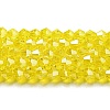 Transparent Electroplate Glass Beads Strands EGLA-A039-T3mm-A21-1