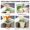 2Sets 2 Styles ABS Plastic Sink Strainers Basket & Bags AJEW-GA0002-76-6