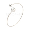 Non-Tarnish 304 Stainless Steel Cuff Bangles BJEW-P331-15P-1