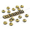 Brass Rhinestone Spacer Beads RB-A014-Z6mm-04G-1