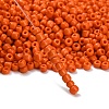6/0 Opaque Colours Round Glass Seed Beads X-SEED-A010-4mm-50-4