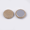 Handmade Straw Woven Cabochons WOVE-S119-04A-03-2
