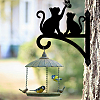 Iron Hanging Plant Hanger Bracket HJEW-WH0095-022-5