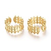 Brass Cuff Rings X-RJEW-I073-01G-3