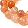 Natural Carnelian Beads Strands G-N0006-10mm-17-6