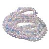 Crackle Glass Beads Strands X1-CCG-C002-8mm-09-2