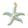 304 Stainless Steel Enamel Pendants X-STAS-B093-33G-02-1