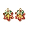304 Stainless Steel Enamel Pendants STAS-L300-012G-33-1