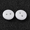 2-Hole Flat Round Resin Sewing Buttons for Costume Design BUTT-E119-34L-19-2