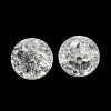 Transparent Spray Painting Crackle Glass Beads GLAA-L046-01A-4