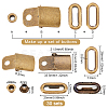 30 Sets Stainless Steel Peaked Cap Adjuster Kits FIND-BC0004-67AB-2