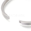 Non-Tarnish 304 Stainless Steel Bangles STAS-I169-03C-P-2