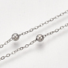 304 Stainless Steel Chain Necklaces NJEW-S383-102P-2