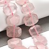 Natural Rose Quartz Beads Strands G-H078-B03-01-2