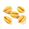 Baking Paint Cowrie Shell Beads SSHEL-M023-01K-1