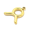 Real 18K Gold Plated PVD Vacuum Plating 304 Stainless Steel Pendants STAS-L278-002G-02-2