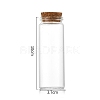 Glass Bottle CON-WH0085-72G-1