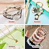 50Pcs Folding Paper Jewelry Display Cards ODIS-TA0001-07E-8