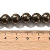 Natural Pyrite Beads Strands G-H059-A01-03-4