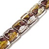 Handmade Gold Foil and Silver Foil Lampwork Beads FOIL-C001-01A-04-1