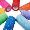 BENECREAT Glitter Sequin Deco Mesh Ribbons OCOR-BC0008-28-7