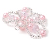 Seed Beads & Glass Pearl Beaded Charms PALLOY-MZ00336-5