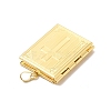 Eco-Friendly Rack Plating Brass Locket Pendants KK-F850-06G-4