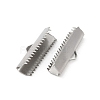 304 Stainless Steel Ribbon Crimp Ends STAS-E471-05N-P-2