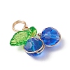 Cherry Glass Pendants PALLOY-JF03470-01-3